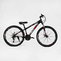 Велосипед спортивний Corso 26 GLOBAL 21 швидкість 13'' Black (138032) BM, код: 8365691