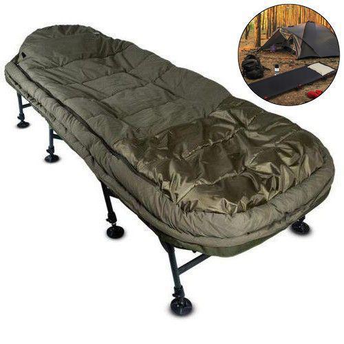 Туристична розкладачка Ranger BED-85. +Спальний мішок. Коропова розкладачка Рейнджер RA_5512