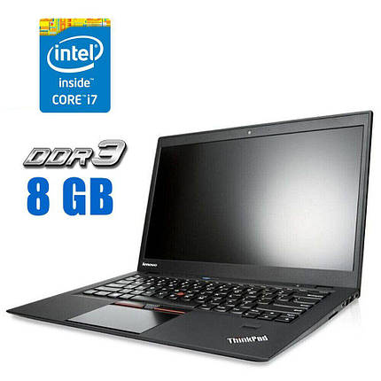 Ультрабук Lenovo Thinkpad X1 Carbon G3/ 14" (1920x1080)/ Core i7-5600U/ 8 GB RAM/ 256 GB SSD/ HD 5500, фото 1