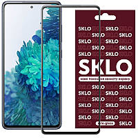 Защитное стекло SKLO 3D (full glue) для Samsung Galaxy S20 FE nov