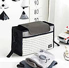 Універсальна сумка на коляску 30×18 см для мами органайзер Baby Go колір сірий, фото 2