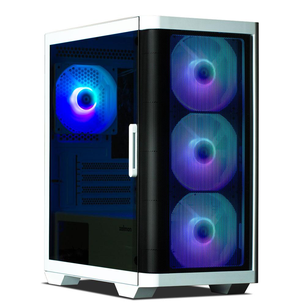 Zalman Корпус M4 без БЖ 2xUSB3.0, 1xUSB2.0 4x120 мм ARGB VGA 320 мм LCS ready TG Side Window mATX білий