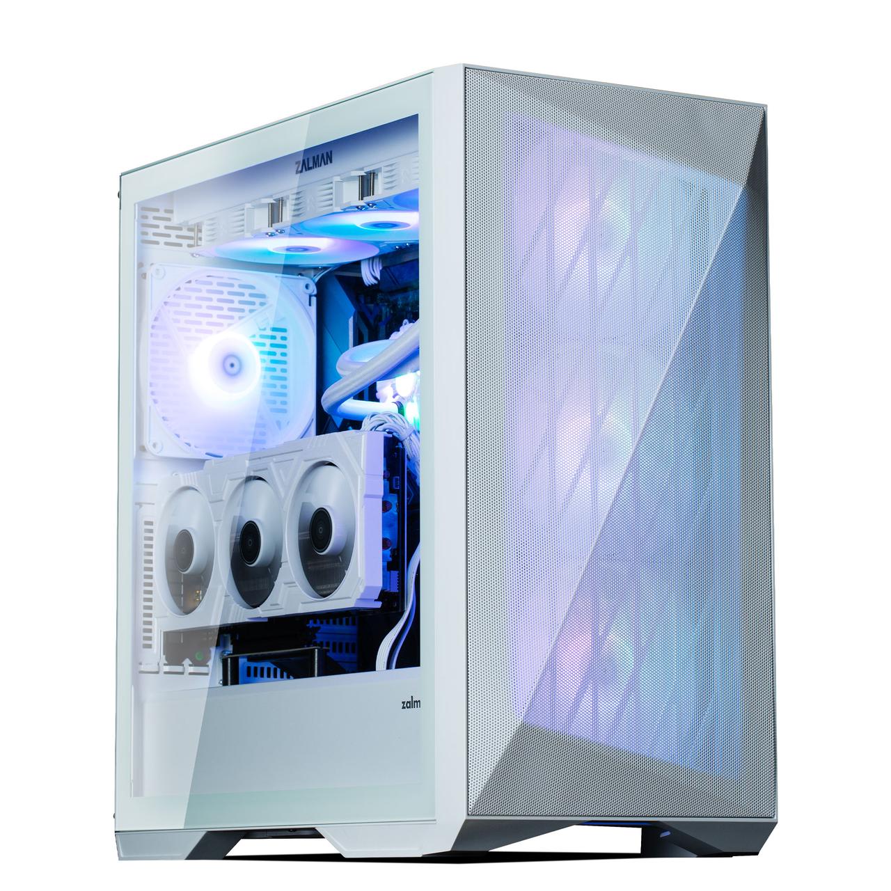 Zalman Корпус Z9 Iceberg MS без БЖ 2xUSB3.0, 2xUSB2.0 1xUSB 3.1 Gen2 Type-C 4x140 мм ARGB VGA 390 мм LCS ready