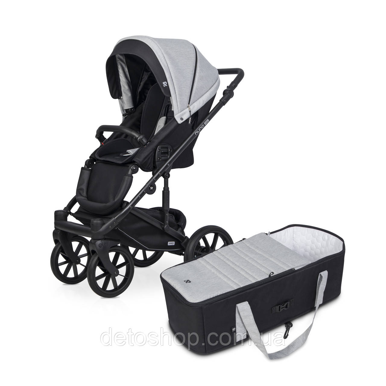Прогулянкова коляска Riko Nuno Pro 01 Grey Fox, фото 1