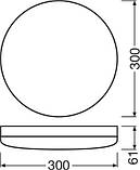 Osram Світильник SF COMPACT IK10 300 24 W 4000K IP65 WT, фото 4