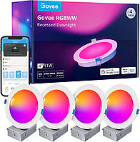 Govee Світильник даунлайт B601B Smart LED Recessed Lights, 2 шт., RGBWW, WI-FI/Bluetooth, білий