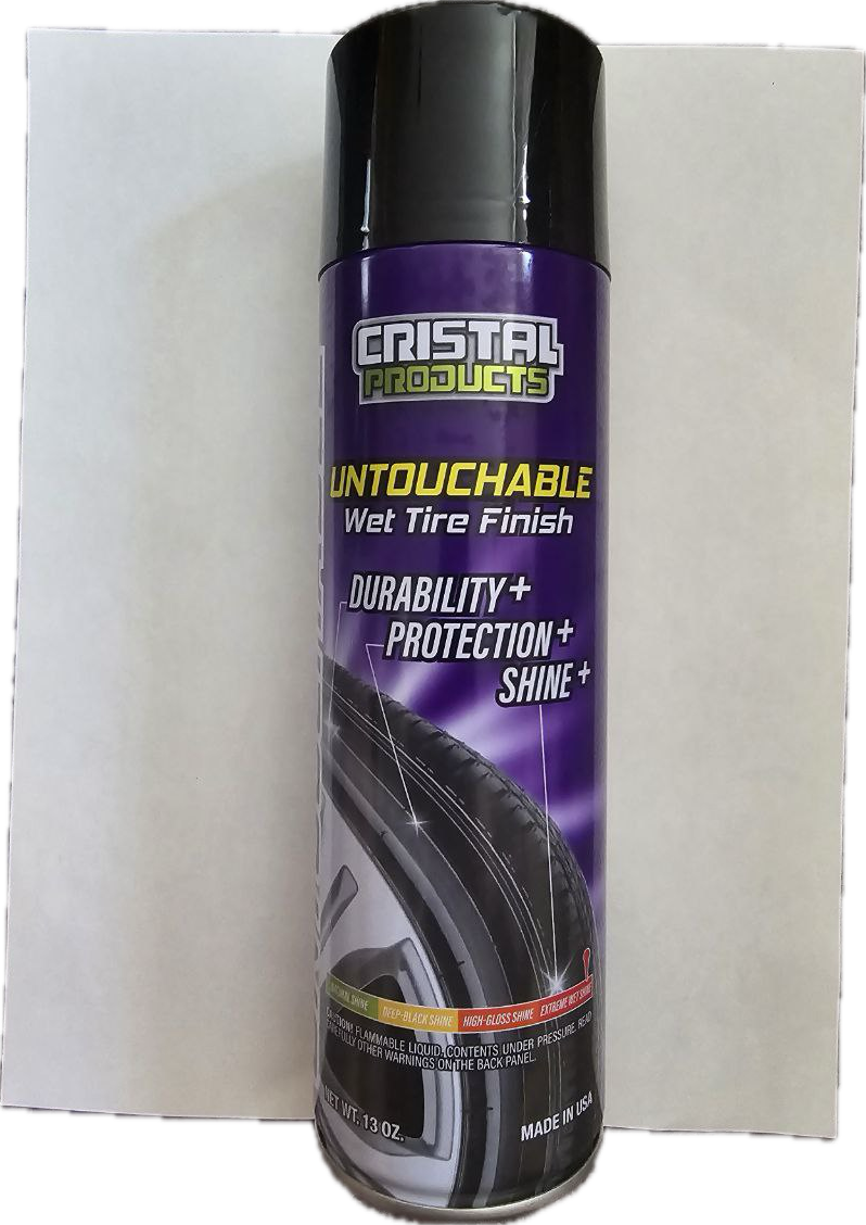 Спрей для блиску шин Cristal Products Untouchable Wet Tire Finish США