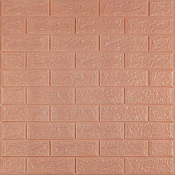 3D панель самоклеюча 700x770x3мм цегла Пудра SW-00001716