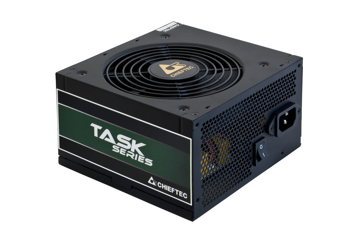 Chieftec Блок живлення Task (400W), >85%, 80+ Bronze, 120мм, 1xMB 24pin(20+4), 1xCPU 8pin(4+4), 3xMolex,