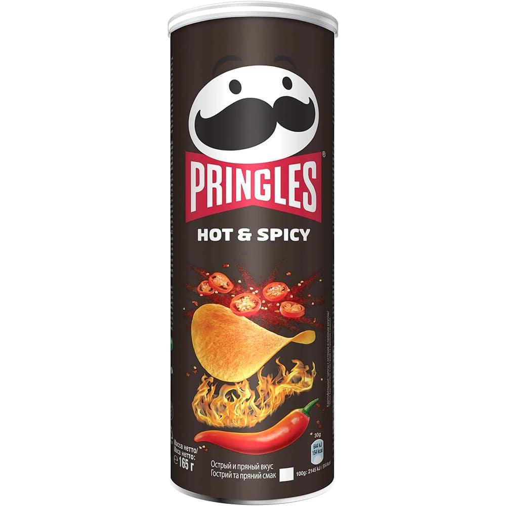 Чипси Pringles гострі (Hot & Spicy) 165г