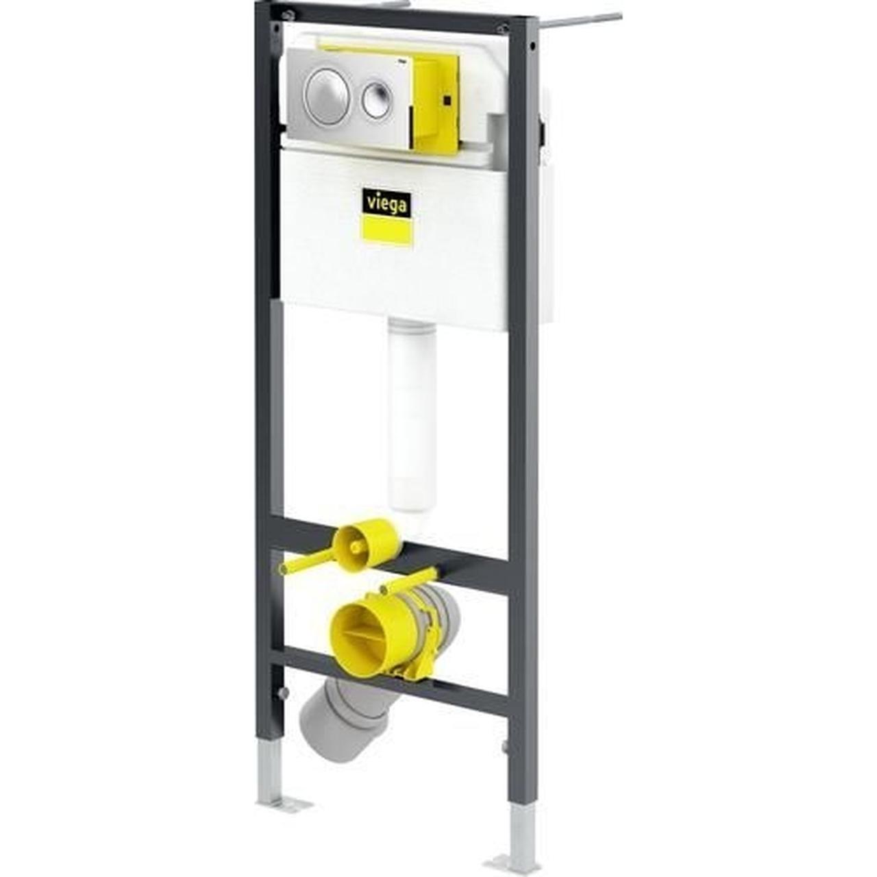 Модуль-бачок для підвісного унітаза Prevista Dry VIEGA 792855 (з кнопкою та кріпленням)