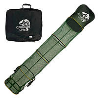 Садок для риболовлі Carp Line Green Зелений 2.5 м гумова сітка алюмінієві кільця