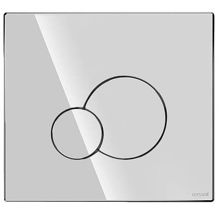 Кнопка BASE CIRCLE хром глянець, фото 1