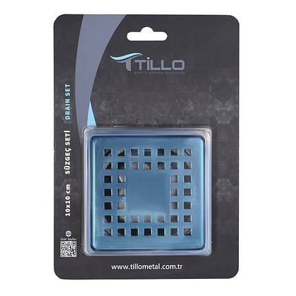 Трап душовий TILLO TM210 10х10см, фото 1
