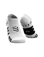 Надлегкі бігові шкарпетки Compressport No Show Socks, White/Black, T1 (35-38)