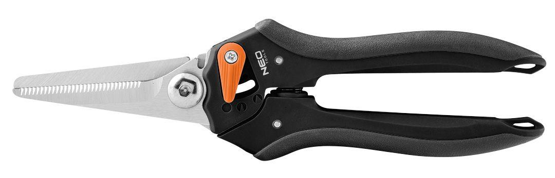 Neo Tools Секатор плоскостійний, d різання 6 мм, 210 мм, 184г, фото 1