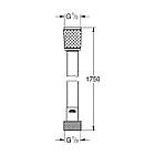 Шланг для душу Grohe QuickFix VitalioFlex Comfort TwistStop 1750 мм 28745002, фото 3