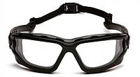 Тактические очки захисні з ущільнювачем Pyramex (США) i-Force XL Anti-Fog, прозорий