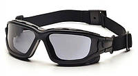 Тактические очки захисні з ущільнювачем Pyramex (США) i-Force Slim Anti-Fog, чорні