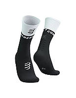 Компресійні шкарпетки спортивні Compressport Mid Compression Socks V2.0, Black/White, T4 (45-48)