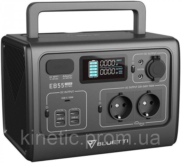 Зарядная станция Bluetti PowerOak EB55 Portable Power Station 700W 537Wh KC, код: 7707175 - фото 1 - id-p2177420240