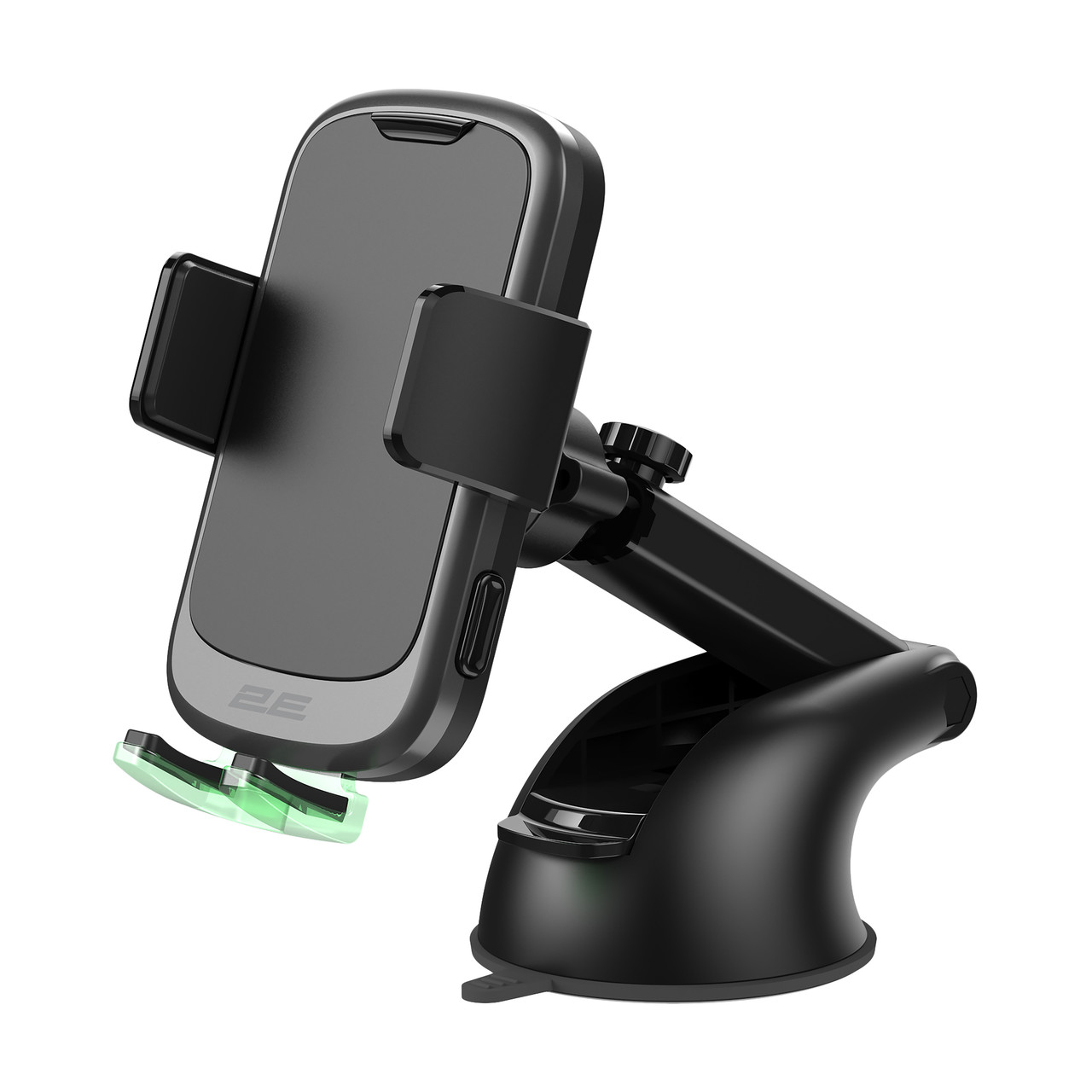 2E Автомобільний тримач смартфона автоматичний/бездротова зарядка, 2хUSB 60 Вт, фото 1