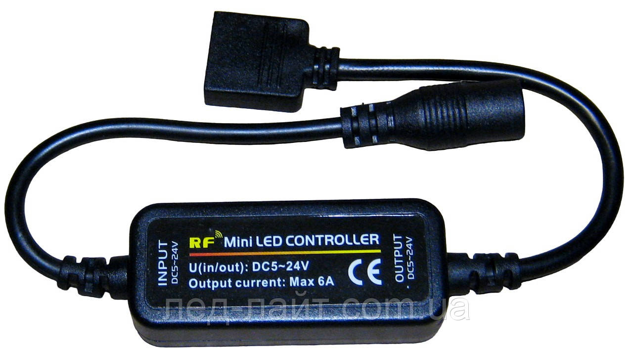 Контроллер RGBW 5-24В 6А, пульт RF 28 кнопок - фото 4 - id-p2177324808