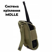Тактичний підсумок для рації (чехол для рації) E-Tac R01 Olive Green, фото 8
