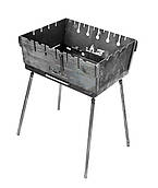 Мангал-валіза на 6 шампурів (Talan-DV) сталь 2 мм метал гарячекатаний
