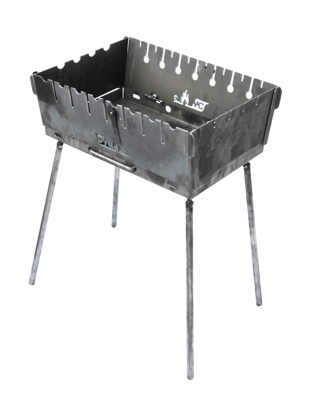 Мангал-валіза на 8 шампурів (Talan-DV) сталь 2 мм метал гарячекатаний