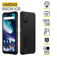 Смартфон Umidigi Bison X20 Nfc 6.53 6/128ГБ, 2SIM, 6000мАгод, чорний