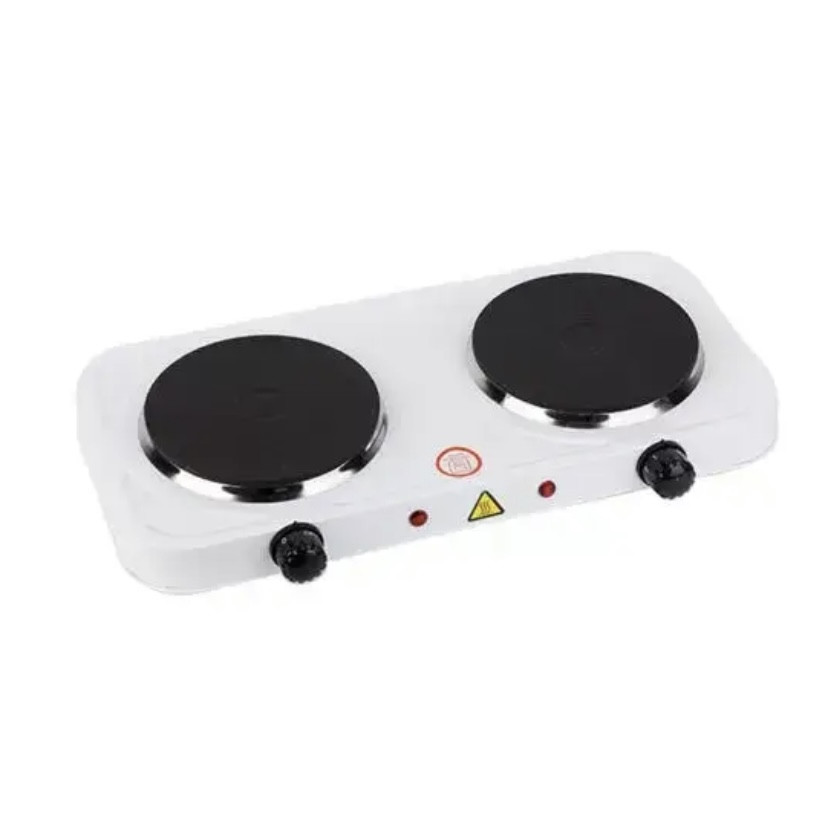 Настільна електрична плита на 2 конфорки 2000W Hot Plate , двокомфоркова електроплита
