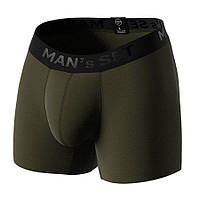 Чоловічі анатомічні боксери Intimate Black Series хакі MAN's SET XL GG, код: 8072091