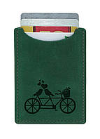 Кожаный картхолдер BermuD Зеленый B 25-18Z-01-6 GG, код: 2728248
