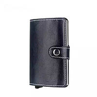 Кошелек с застежкой Holder с RFID защитой 10*6,5*1,2 см Черный GG, код: 7753388