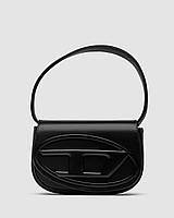 DIESEL 1DR Iconic Shoulder Bag Total Black 20 x 13 x 6.5 см