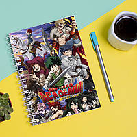 Скетчбук Sketchbook блокнот для рисования с принтом My Hero Academia - Моя геройская академия GG, код: 8301538