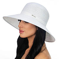 Шляпа широкополая Del Mare МЕСА кант Белый 55-58 GG, код: 7401595