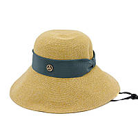 Шляпа СКАРЛИ широкая лента песок джинс SumWin 55-58 GG, код: 7514188