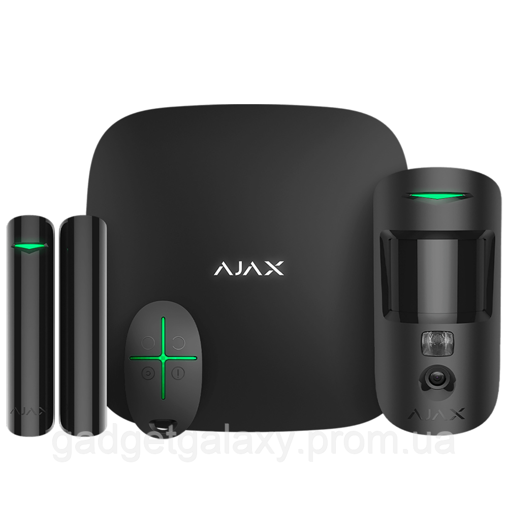 Комплект охранной сигнализации Ajax StarterKit Cam Plus Black GG, код: 7397941 - фото 2 - id-p2177475772