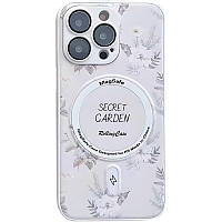 TPU+PC чехол Secret Garden with MagSafe для Apple iPhone 15 Pro (6.1")