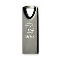 Флеш-накопитель USB 16GB TG 117 Metal Series Black (TG117BK-16G) ZK, код: 2313376