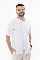 Рубашка мужская однотонная Jean Piere JP7302 3XL Белый (2000989651567) GG, код: 8310256