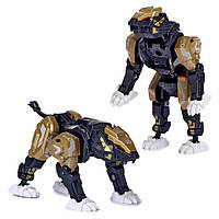 Дитячий трансформер JUNFA HF9989-3 робот+тваринне Золотий GG, код: 7676614