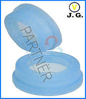 Упаковка еластичних гумових прокладок 1/2 торцева на керамічну кран буксу (14.5мм) (100шт) (заводська)