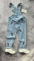 Детский джинсовий комбинезон Дисней Минни Маус стильные джинсы для девочки Турция