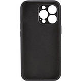 Чохол Silicone Case Full Camera Protective (AA) NO LOGO для Apple iPhone 15 Pro Max (6.7") Чорний / Black, фото 3