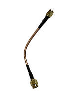 Переходник SMA-Male to SMA-Male прямой с кабелем RG316 10см, для антенн FPV