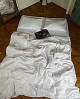 Комплект постельного белья сатин SADA Lux полуторный белый (2506) GG, код: 8327149