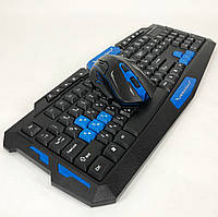 Бездротові клавіатури HK-8100 Комплект ігрова клавіатура та SN-864 мишка комп'ютерна
